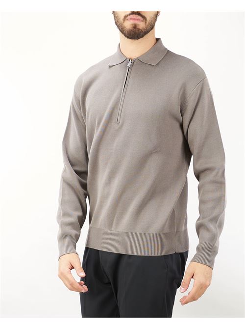 Knit polo shirt with zip Low Brand LOW BRAND | Sweater | L1MFW24256700N027